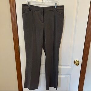 Maurices NWT Womens 11/12 Regular Mid-Rise Slim Boot Cut Charcoal Gray Pants